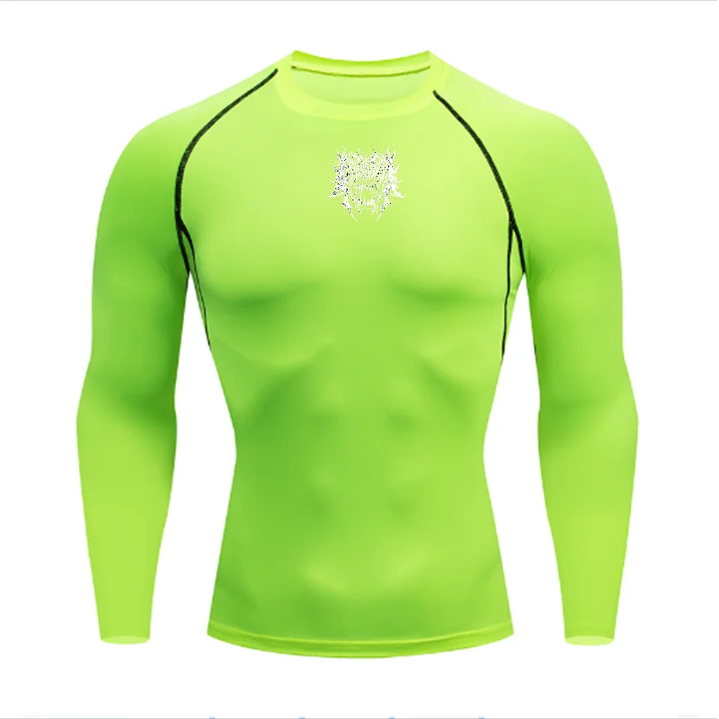 Men's Women's Quick Dry Sports Long Sleeve T-shirt, Stylish Monochromatic Abstract Spiky Frost Pattern, Moisture Wicking Elas