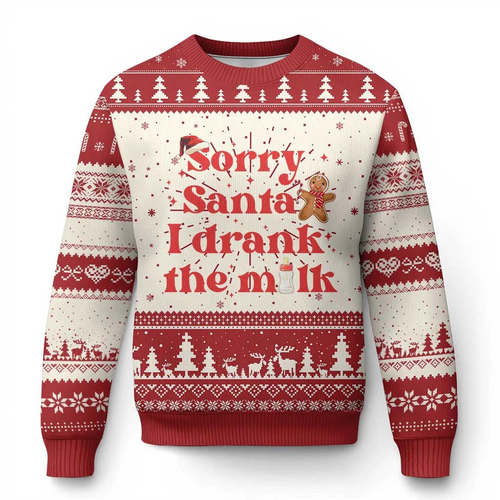 Gingerbread Man Oh Snap Xmas Ugly Christmas Sweater Funny Gingerbread Pattern Sweatshirts Pullover Boys Women Jumper Sweaters
