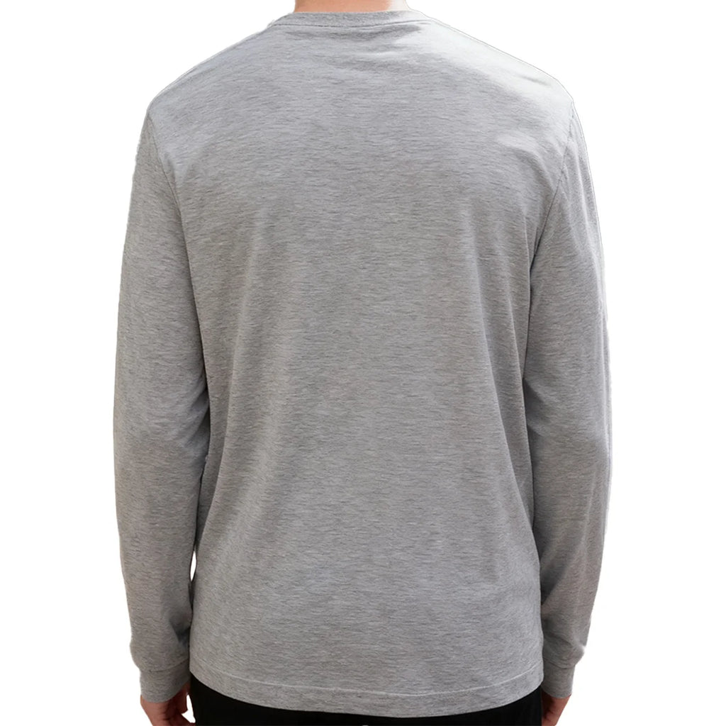 May Contain Alcohol Men's Long Sleeve Tee 100% Cotton 180g Crew Neck Casual Daily Style Soft and Breathable