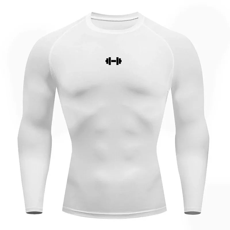 Men Compression Long Sleeve T shirt Autumn Running Sport Tee Gym Fitness Sweatshirt Jogging Tracksuit Athletic Rashguard Top